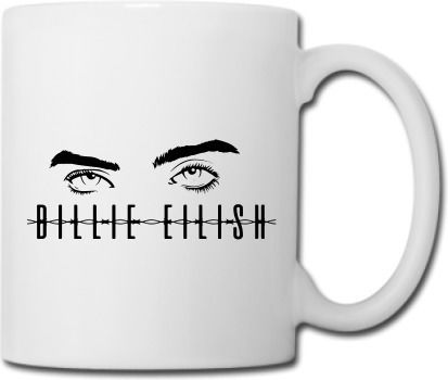 Billie Eilish Becher Keramik Gelb 325ml