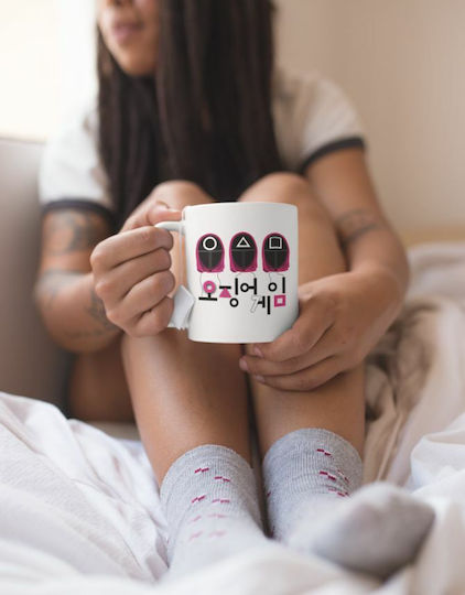 Sqgammug Κούπα Κεραμική Λευκή