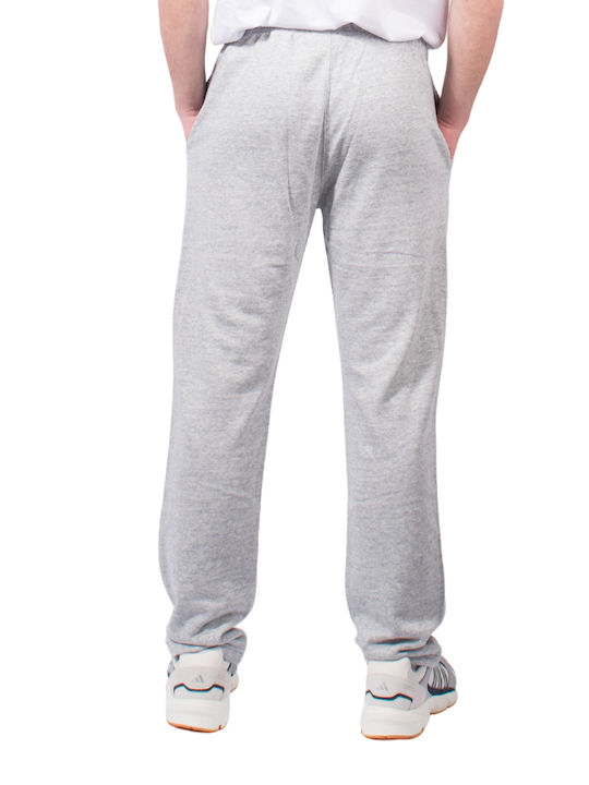 Champion Straight Hem Pants Men's Sweatpants Gray