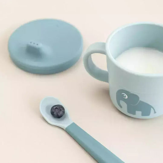 Done by Deer Baby Cup made of Silicone Blue 215ml for 6m+m+