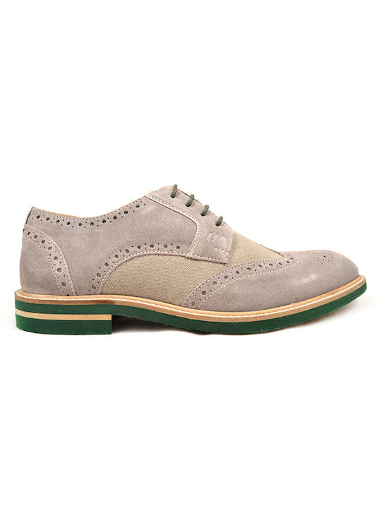 Lumberjack Men's Leather Oxfords Gray