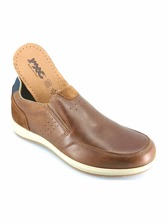 Δερμάτινα Ανδρικά Slip-On Καφέ