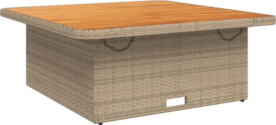 Garten- und Outdoor-Möbelsets 2 Stück Beige mit Kissen