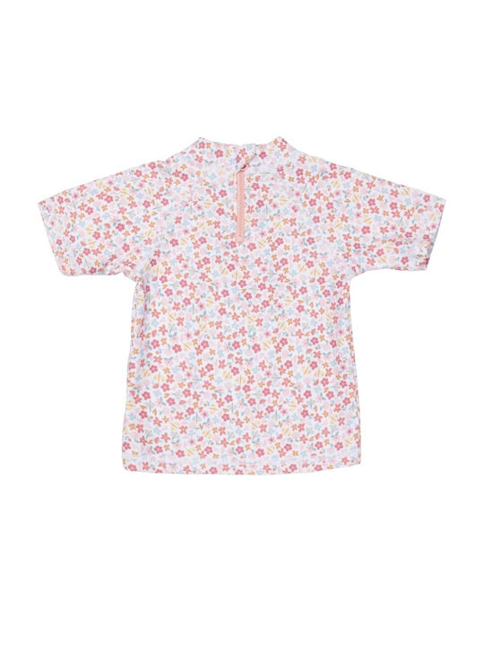 Cl1240-15 Little Dutch Short Sleeve Shirt with UV 50+ Protection Summer Flowers