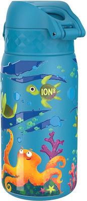 Ion8 Sea Turtle Metal Water Bottle 400ml