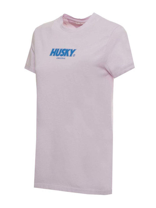 Husky Herren T-Shirt Kurzarm Lila