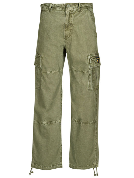 Men's Cargo Baggy Trousers Green