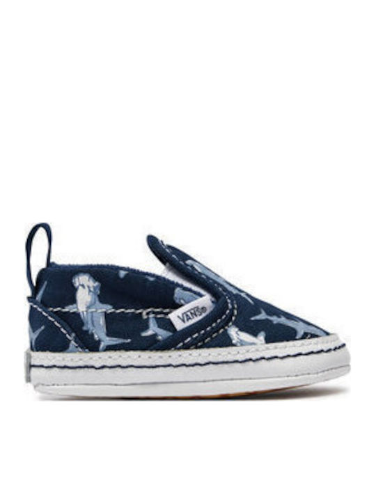 Πάνινα Παπούτσια Vans Slip-on V Crib Vn000cruber1 Blue/multi Πάνινα Παπούτσια Vans