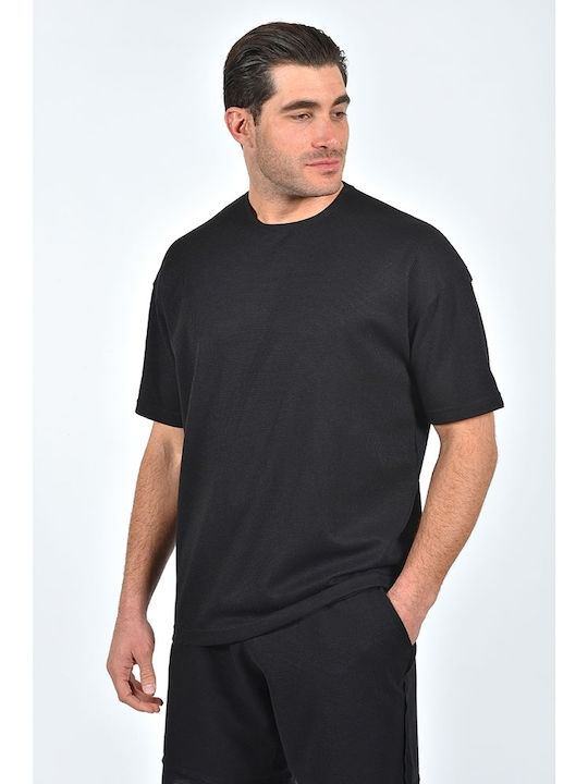 New Wave Men's Short Sleeve T-shirt BLACK