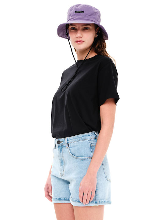 Emerson Women's Oversized Crop T-shirt Black