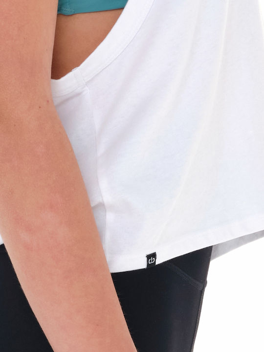 Women's Blouse Cotton Sleeveless White
