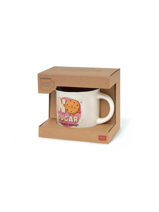 Legami Milano Cup-puccino Κούπα Κεραμική 350ml 8052694004620