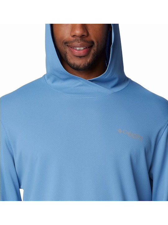 Sweatshirt with Hood Blue