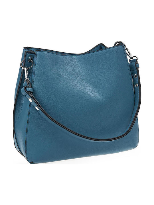 Damentasche Schultertasche Blau