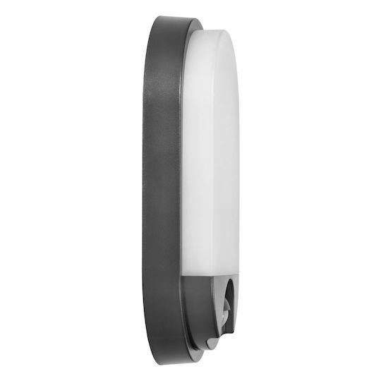 Adviti Wall-Mounted Outdoor Ceiling Light LED IP54 15W with Natural White Light 11.92x21.22x4.45εκ.