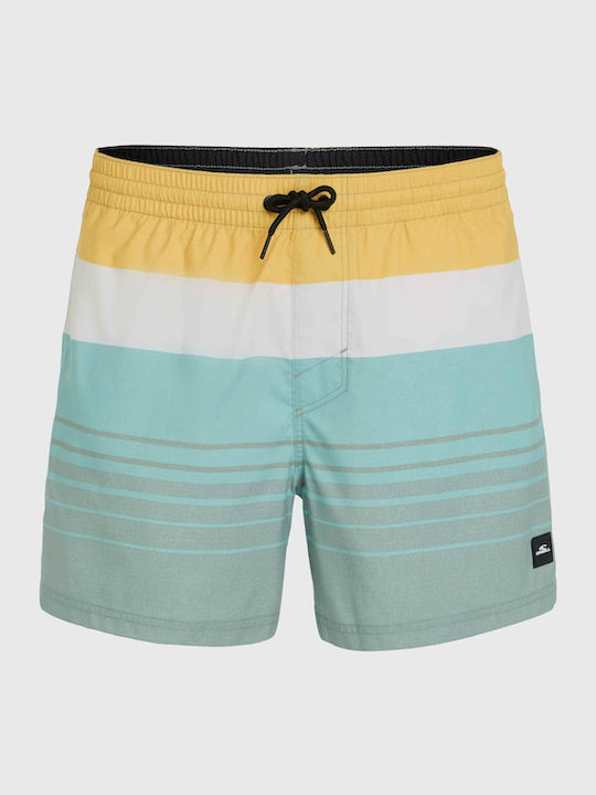 Cali Herren Badebekleidung Shorts Green mit Mustern