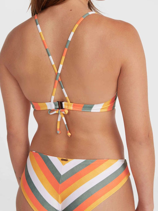 O'neill Bikini Set Triangle Top & Slip Bottom Orange