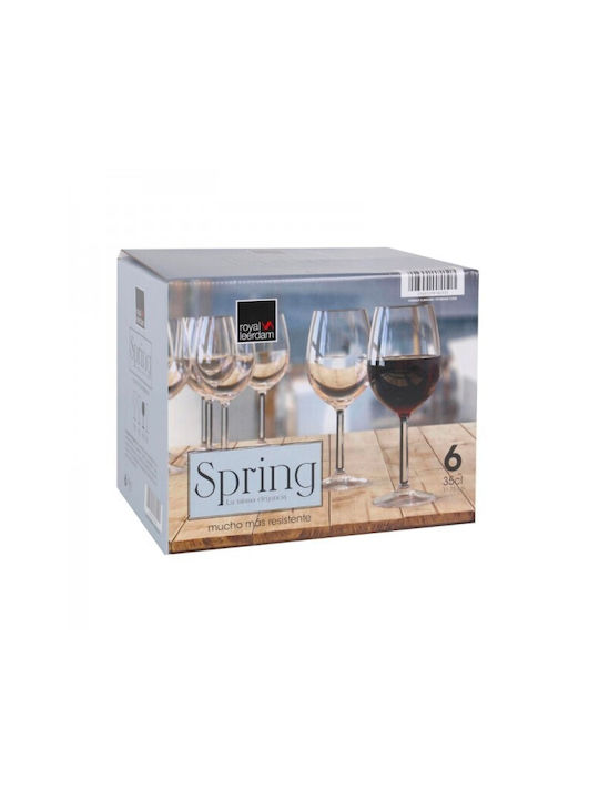Soler Hispania Set de pahare pentru Vin Alb din Sticlă Cu picior 350ml 6buc