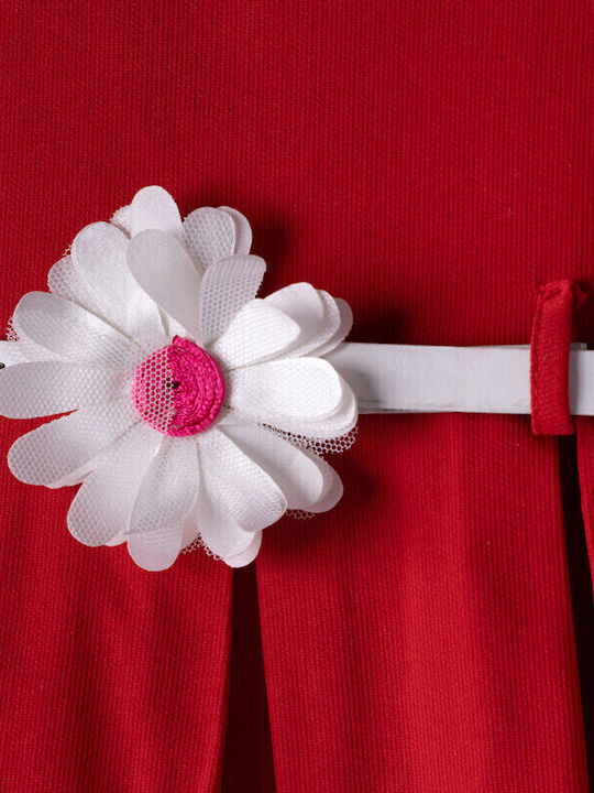 Children's Dress Sleeveless Red
