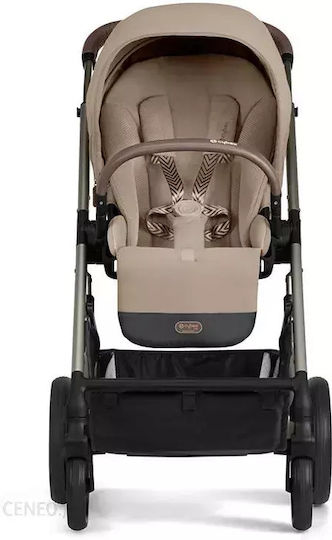 Cybex Balios S Lux Ρυθμιζόμενο Καρότσι Μωρού Kατάλληλο για Nεογέννητο Almond Beige 11.7kg