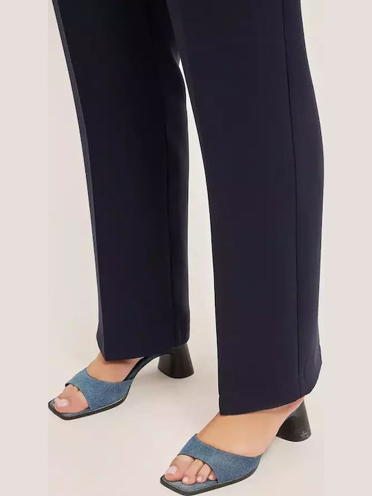 Krepp-Hose mit Jacke - Blau