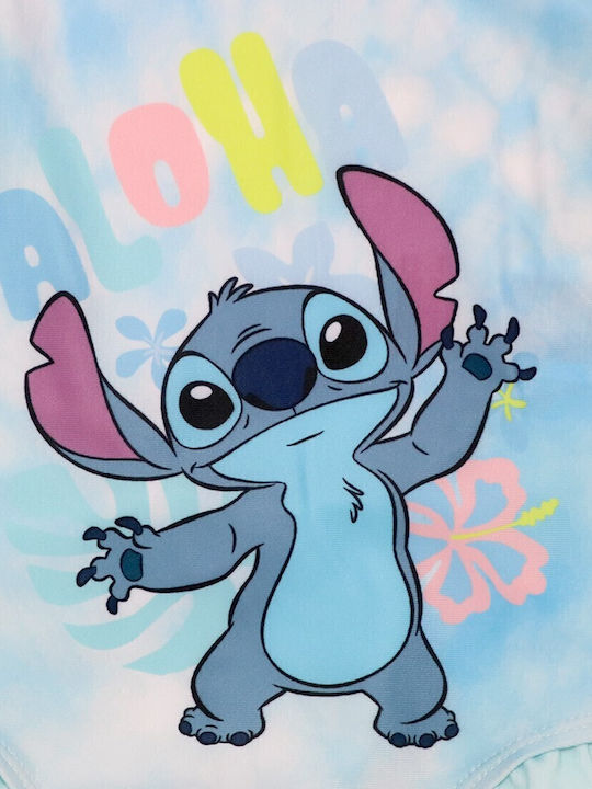 Disney Lilo & Stitch Παιδικό Μαγιό Ολόσωμο Γαλάζιο