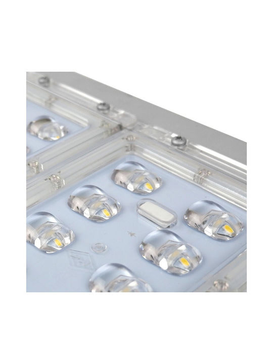 PowerNeed Настолна Лампа за Цокъл Вграден LED в Сив Цвят