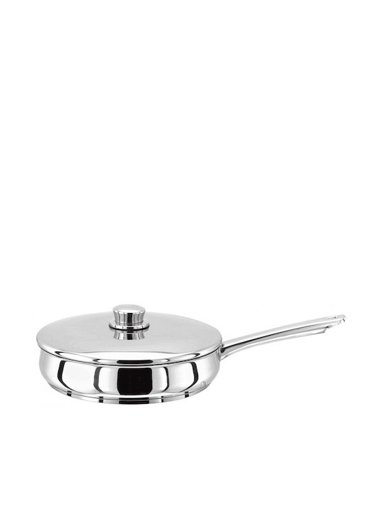 Horwood Tigaie Din Oțel Inoxidabil Cu Capac 24cm
