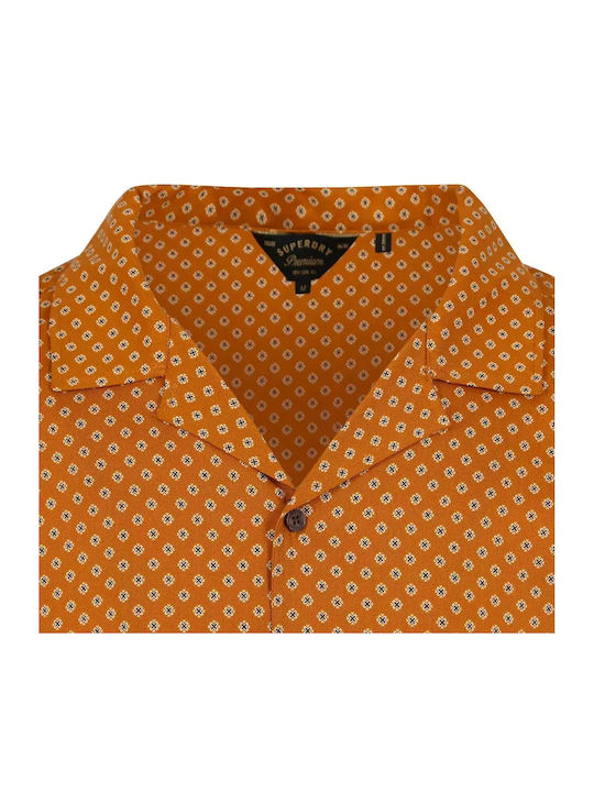 D3 Stud Short-sleeved Shirt Yellow