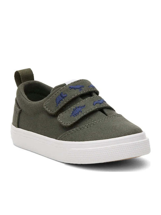Παιδικά Sneakers Ανατομικά με Σκρατς Πράσινα