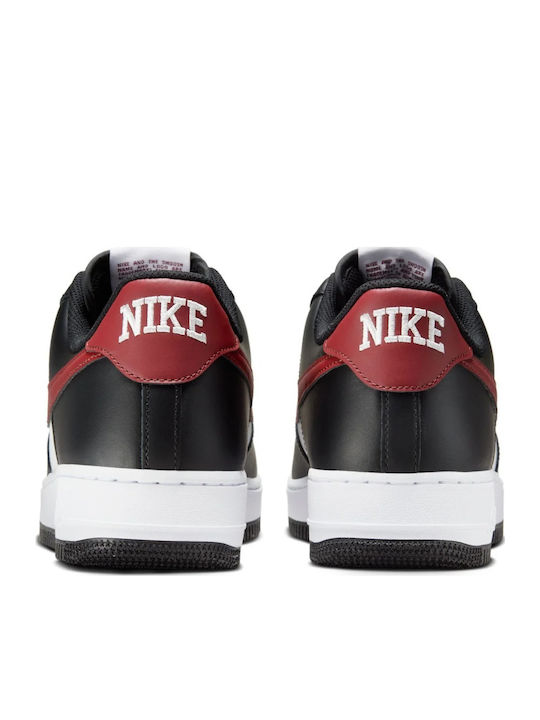 Dark Team Red Air Force Mens Red And Black Nike Air Force '07