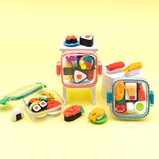 Fancy Erasers In Lunchbox: Sushi