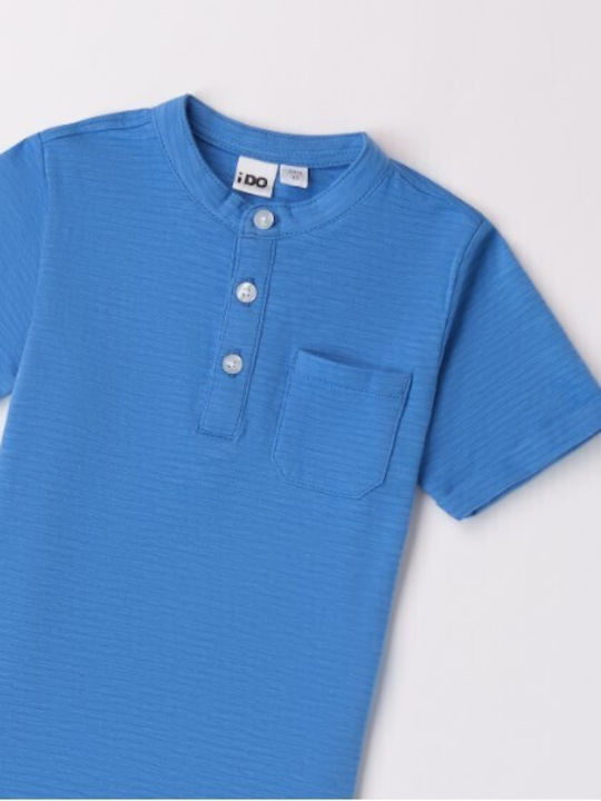 iDO Kids Polo Short Sleeve Blue