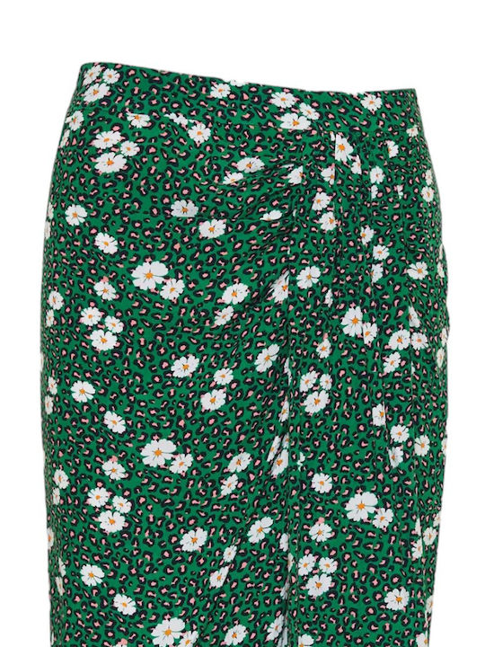 Funky Buddha W Midi Skirt - Fbl00910514-vibrant Green Multi