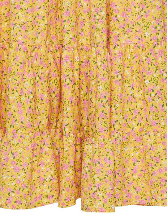 Funky Buddha W Midi/maxi Skirts - Fbl00910314-yellow Multi