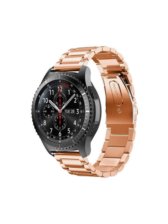 Edman 3z Replacement Bracelet Strap For Samsung Watch Active, 20mm, Universal, Rose Gold Edman 3z Replacement Bracelet Strap For Samsung Watch Active, 20mm, Universal, Rose Gold
