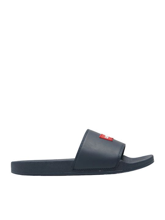 Levi's Ανδρικές Σαγιονάρες Μπλε Καουτσούκ - 235642-006 Levi's Ανδρικές Σαγιονάρες Μπλε Καουτσούκ - 235642-006