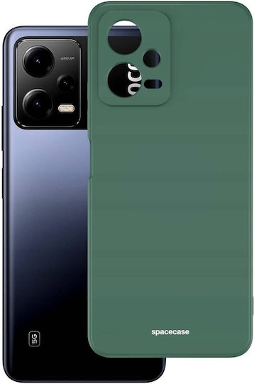Spacecase Silicone Задна корица Силикон Зелен (Redmi Note 12 5G)