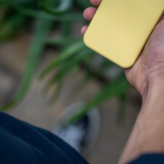 Spacecase Silicone Umschlag Rückseite Silikon Gelb (Redmi Note 12 5G)