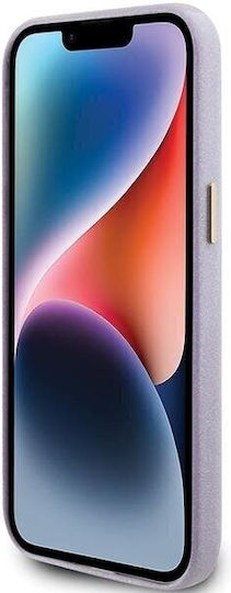 Guess Glitter Glossy Script Back Cover Πλαστικό / Σιλικόνης Μωβ (iPhone 15 Pro Max)