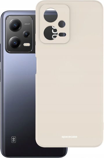 Spacecase Silicone Back Cover Σιλικόνης Μπεζ (Redmi Note 12 5G)