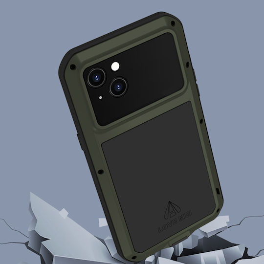 Love Mei Back Cover Metallic Green (iPhone 14)