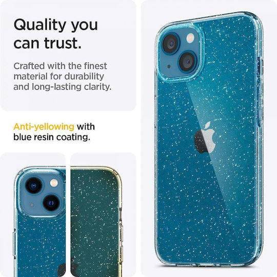 Spigen Liquid Crystal Back Cover Σιλικόνης Ροζ (iPhone 13)