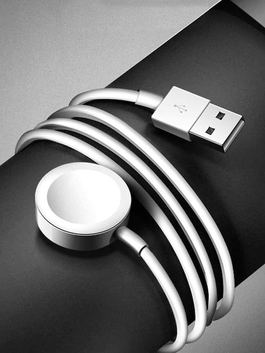Edman Φορτιστής για Apple Watch, iWatch Λευκός