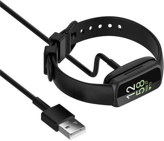 Edman Φορτιστής για Fitbit Inspire 3 Μαύρος