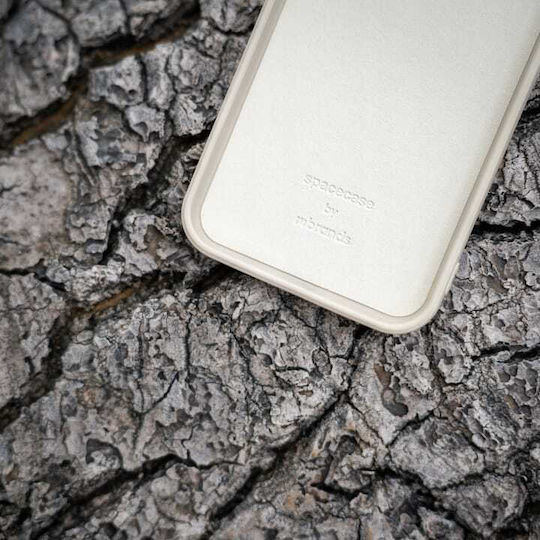 Spacecase Silicone Umschlag Rückseite Silikon Beige (Galaxy S24)