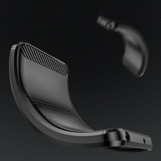 Tech-Protect Carbon Umschlag Rückseite Silikon Schwarz (Realme 12 Pro / 12 Pro+)