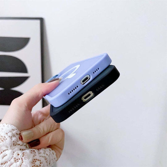 HQWear Back Cover Σιλικόνης / Πλαστικό Μπλε (iPhone 15 Pro)