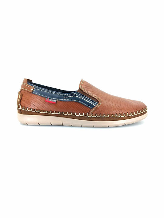 Luisetti 29505 (piele cognac) Mocasini pentru bărbați