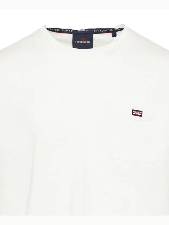 Funky Buddha T-shirt Off White Cream